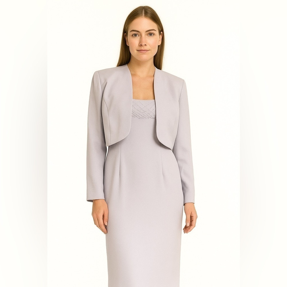 Vintage NWT KAREN MILLER Plus Lilac everything formal maxi gown dress suits 16